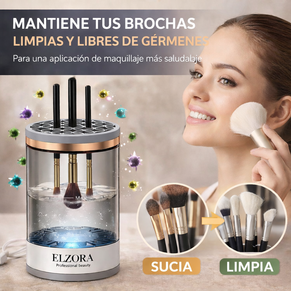 Limpiador de Brochas de Maquillaje
