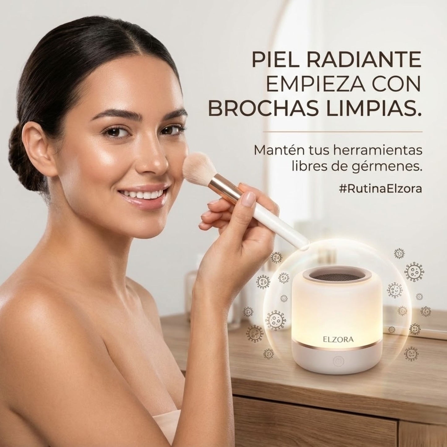 Limpiador de Brochas de Maquillaje